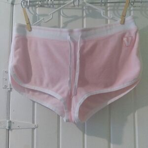 Vs pink vintage Terry short shorts-large EUC